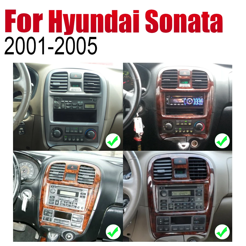 Автомагнитола ZaiXi с DVD плеером Android 2 Din для Hyundai Sonata V6 Gold 2001 ~ 2005 GPS навигация