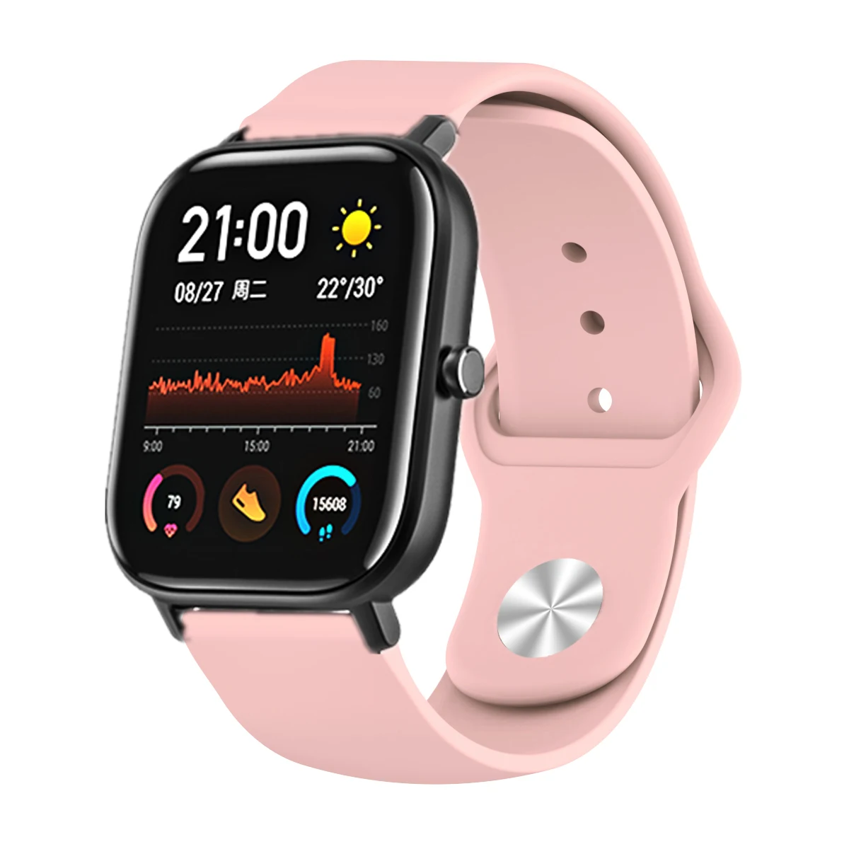 FIFATA 20/22 мм яркие силиконовые часы ремешок для Xiaomi Huami Amazfit GTS смарт-браслет Xiaomi Huami Amazfit Stratos аксессуары
