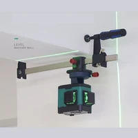 8 wire wall sticking and floor sticking instrument 360 degree infrared green light leveling high precision wall building machine