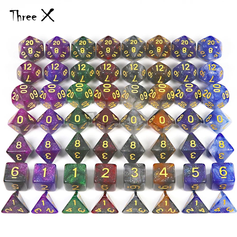 Высококачественный набор разноцветных креативных галактических игральных