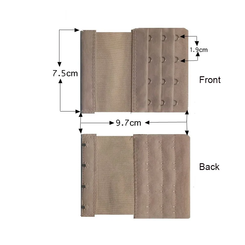 

1PC Bra Extenders Strap Extension 3 Rows 4 Hooks Women Intimates Lengthened Bra Hook Extenders Womens Accessoires
