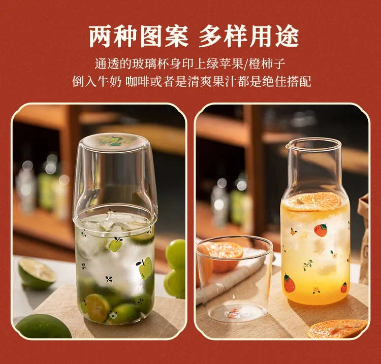 Стеклянная бутылка для холодной воды одного человека набор из одной кастрюли