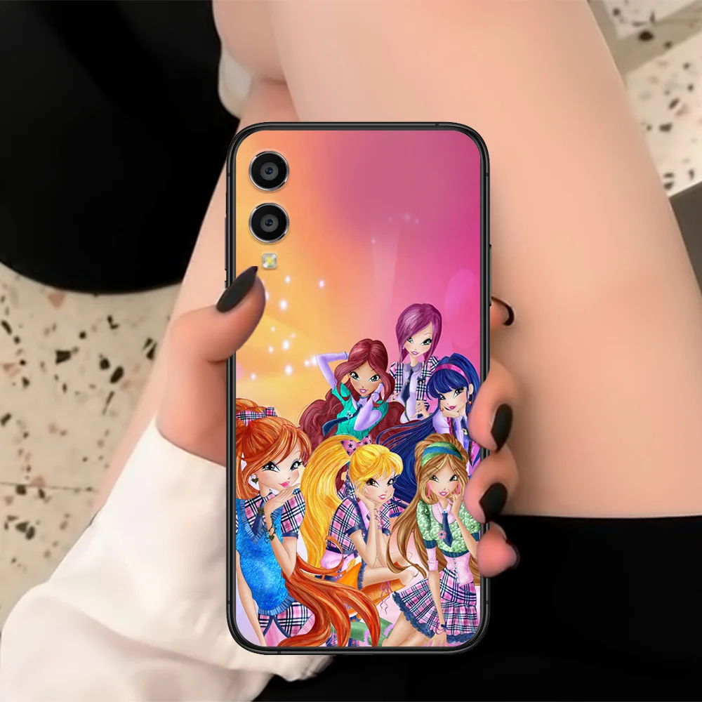 

Winx Clubs Phone Case For Huawei Honor 6 7 8 9 10 A C X I 20 Lite Pro Play Black black Prime Luxury Cover Soft Cell Silicone