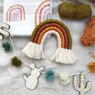 Скандинавский стиль детская комната наклейки украшения Радуга вязать навесные Декорации для стен подарок для детей