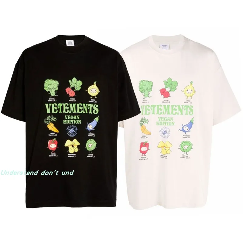 Высококачественная Мужская футболка для вещей 1:1 VTM женская с графическим