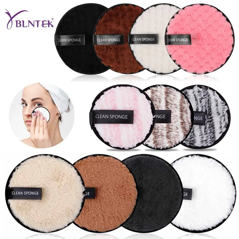 YBLNTEK многоразовые подушечки для снятия макияжа из микрофибры Ватные диски лица