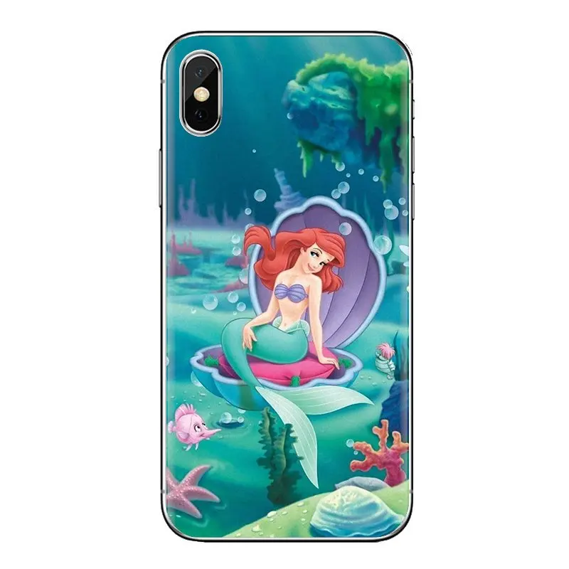 Cartoon Anime The Little Mermaid Soft Housing Case For LG Spirit Motorola Moto X4 E4 E5 G5 G5S G6 Z Z2 Z3 G2 G3 C Play Plus Mini |