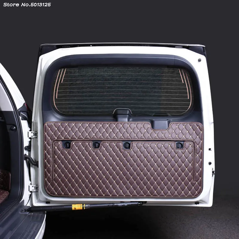 Автомобильный задний кожаный багажник Задняя дверь Подушка протектор против