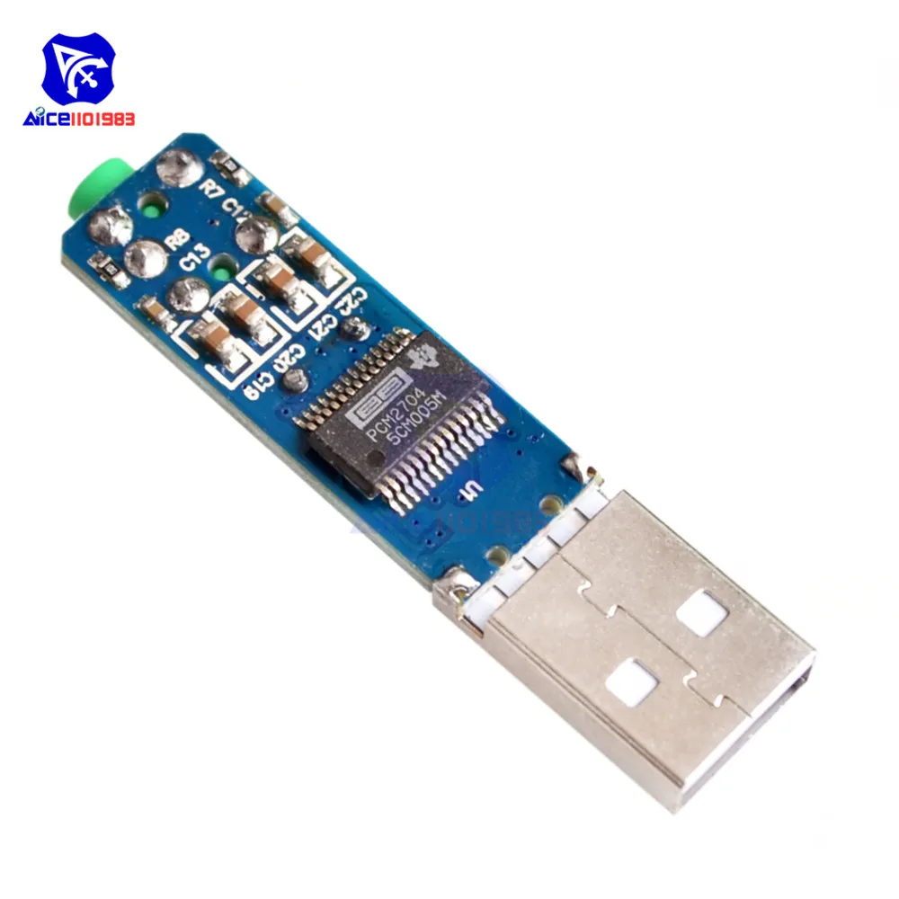 Diymore 5 в USB Power PCM2704 звуковая карта DAC декодер плата для ПК компьютера | Электронные