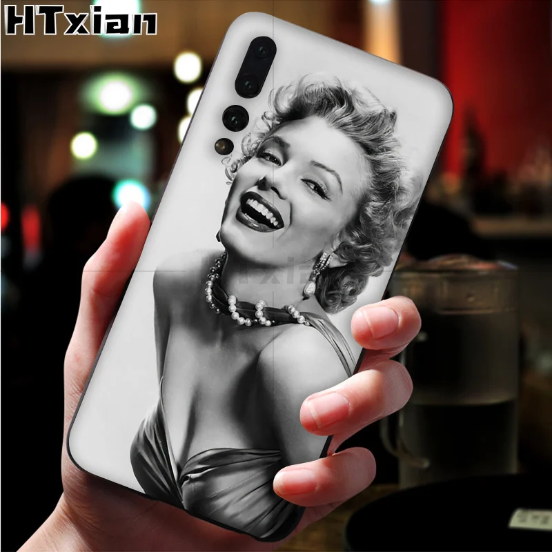 

HTXian Marilyn Monroe Colorful Cute Phone Case for Huawei P20Lite P30 Pro Mate10Lite Mate20 P20 Pro