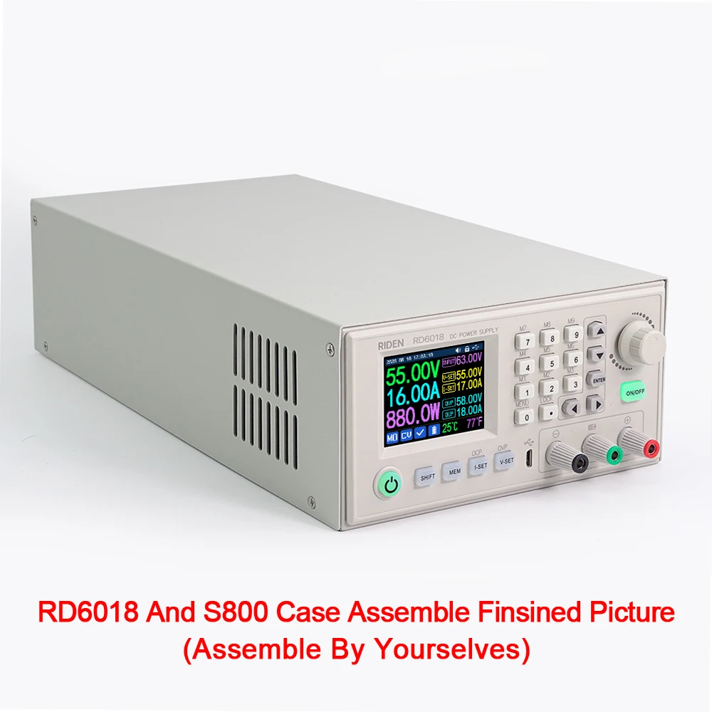 Цифровой понижающий модуль RD6018 RD6018W USB WiFi с источником питания постоянного тока в