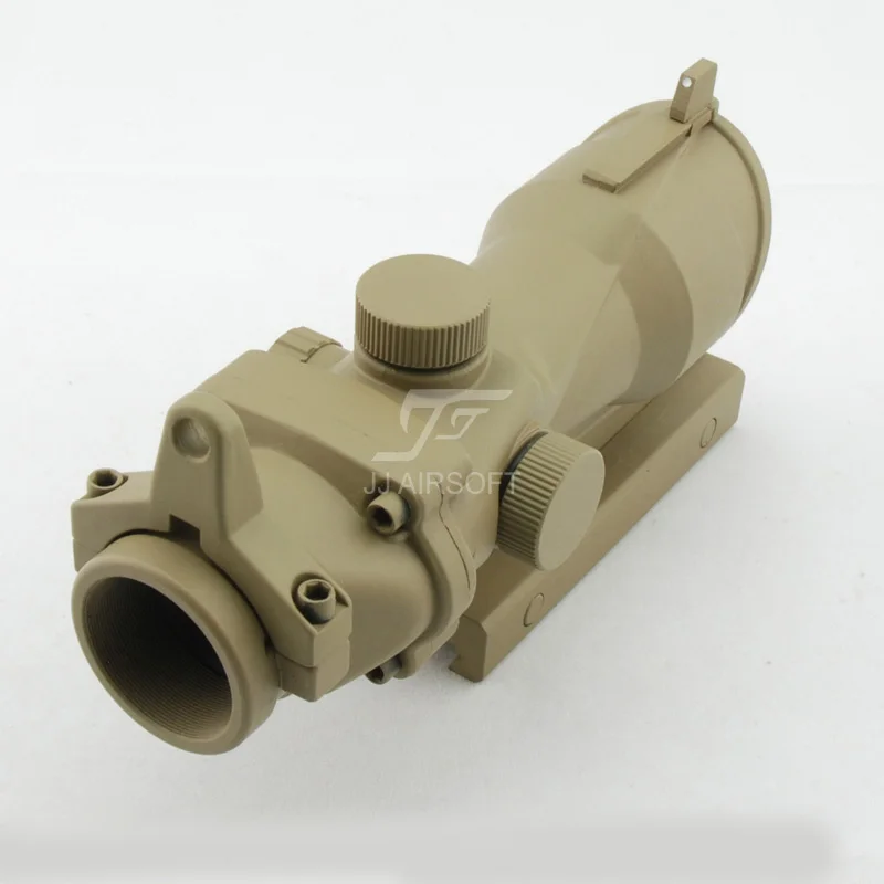 JJ Airsoft ACOG Style 1x32 Red Dot с Killflash / Kill Flash (черный/коричневый) бесплатная доставка | Спорт