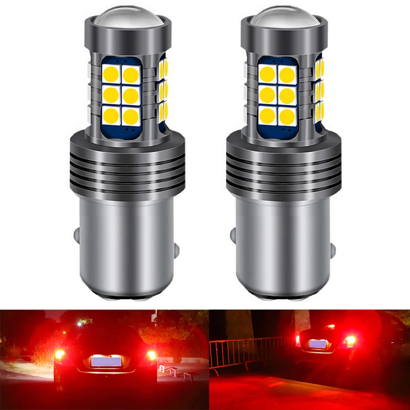 

2pcs W21/5W 7443 W21W Car LED Light Bulb Brake Lamb BAY15D P21/5W BA15S P21W 3157 For peugeot 206 307 407 508 308 406 301 5008