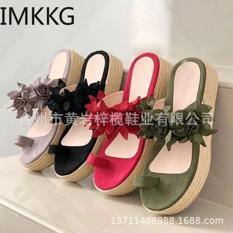 Женские шлепанцы Женская обувь на плоской подошве Летние пляжные без застежки