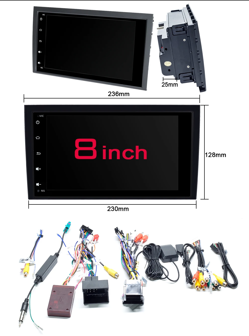 2 din Android 9,0 Автомагнитола мультимедиа для Audi A4 B6 B7 S4 B7 B6 RS4 B7 SEAT Exeo 2002-2008 gps Навигация стерео головное устройство 2G