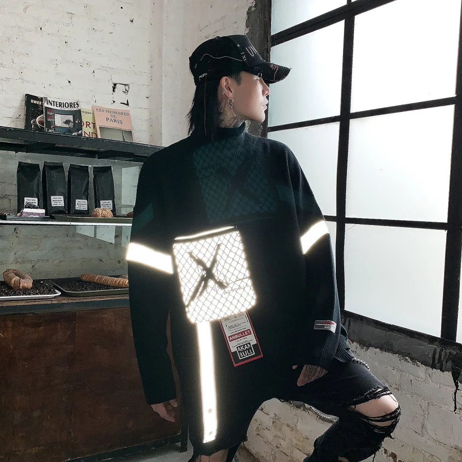 3 м Светоотражающая водолазка с дырками свободные мужские Swwater Luminious ленты