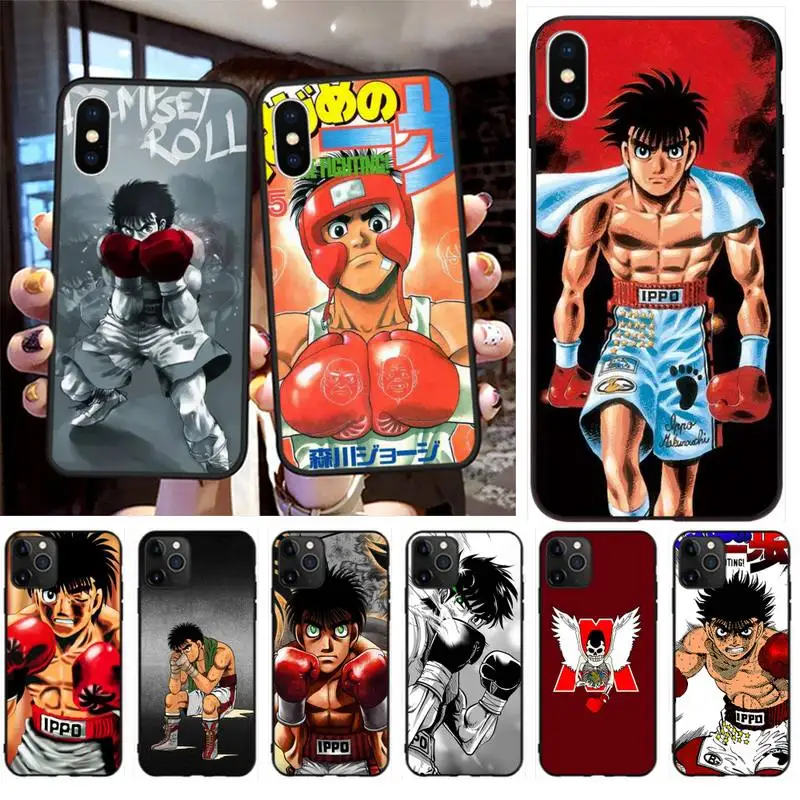 

CUTEWANAN anime Hajime no Ippo Custom Soft Phone Case for iPhone 11 pro XS MAX 8 7 6 6S Plus X 5S SE 2020 XR case