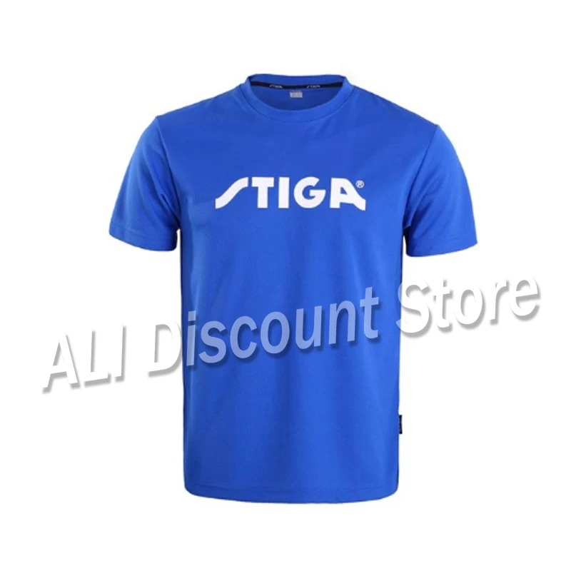 Футболка для настольного тенниса Stiga спортивные Джерси бадминтона Мужские