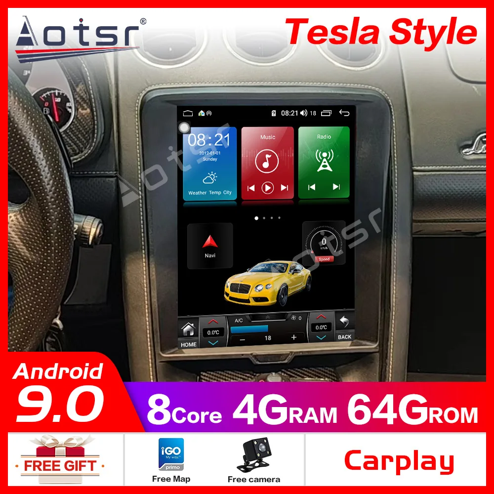 Tesla стиль вертикальный HD экран стерео приемник для Lamborghini Gallardo LP 570 LP560 Авто Радио