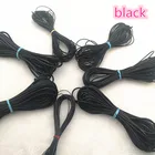 Новинка 0,5-2,5 мм черная вощеная нить веревка шнур ожерелье веревочные бусины для самостоятельного изготовления ювелирных изделий браслет Шамбала