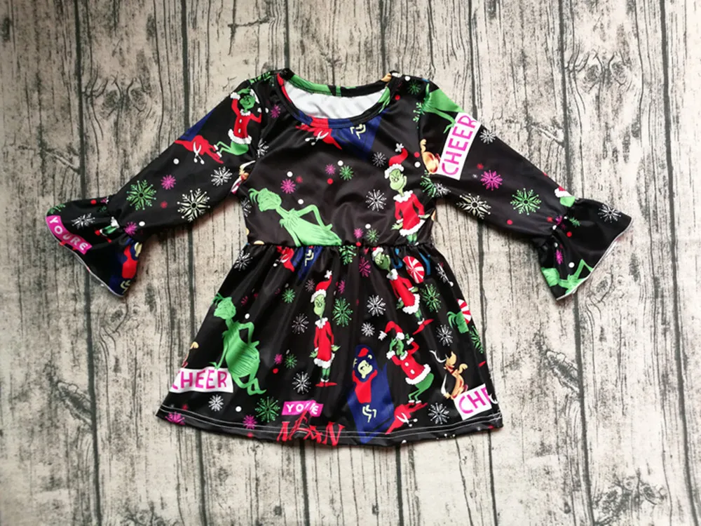 Оптовая продажа платье для малышей Рождественская одежда детей милое детское из