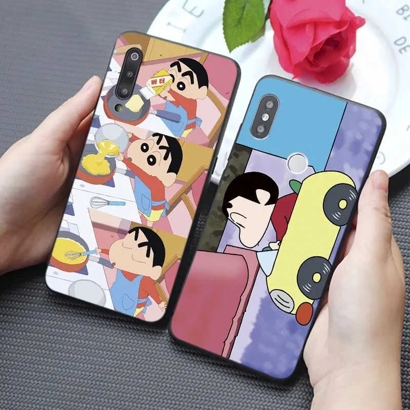 Crayon Shin-Chan Мягкий силиконовый чехол для телефона samsung galaxy a50 a70 a30 a40 a20 s8 s9 s10 плюс |