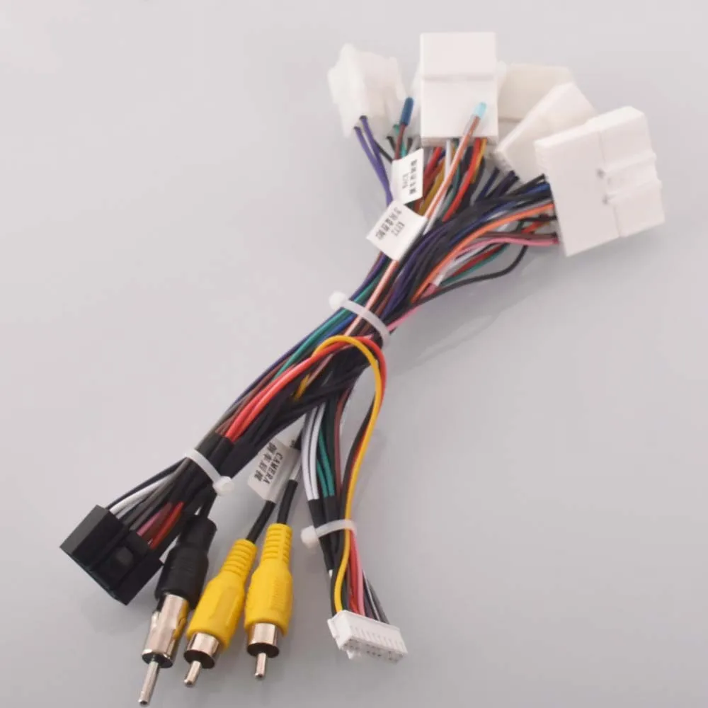 Автомобильный радиоприемник стереопровод Кабель-адаптер Android 16pin для Toyota Camry Corolla