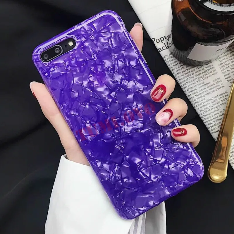 Korea Hot Sale Case for iPhone 6 6S 7 8 Plus Soft Silicone IMD Full Body Cases X Cover Transparent Capa Fundas |