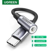 ugreen usb type c to 3 5mm dac chip headphone adapter usb c to 3 5 aux cable for pc for macbook pro samsung galaxy google pixel