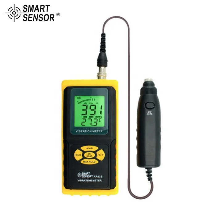 

Smart Sensor AR63B Split Digital Vibration Meter High Precision Handheld Vibrometer Severity Analyzer Gauge Tester