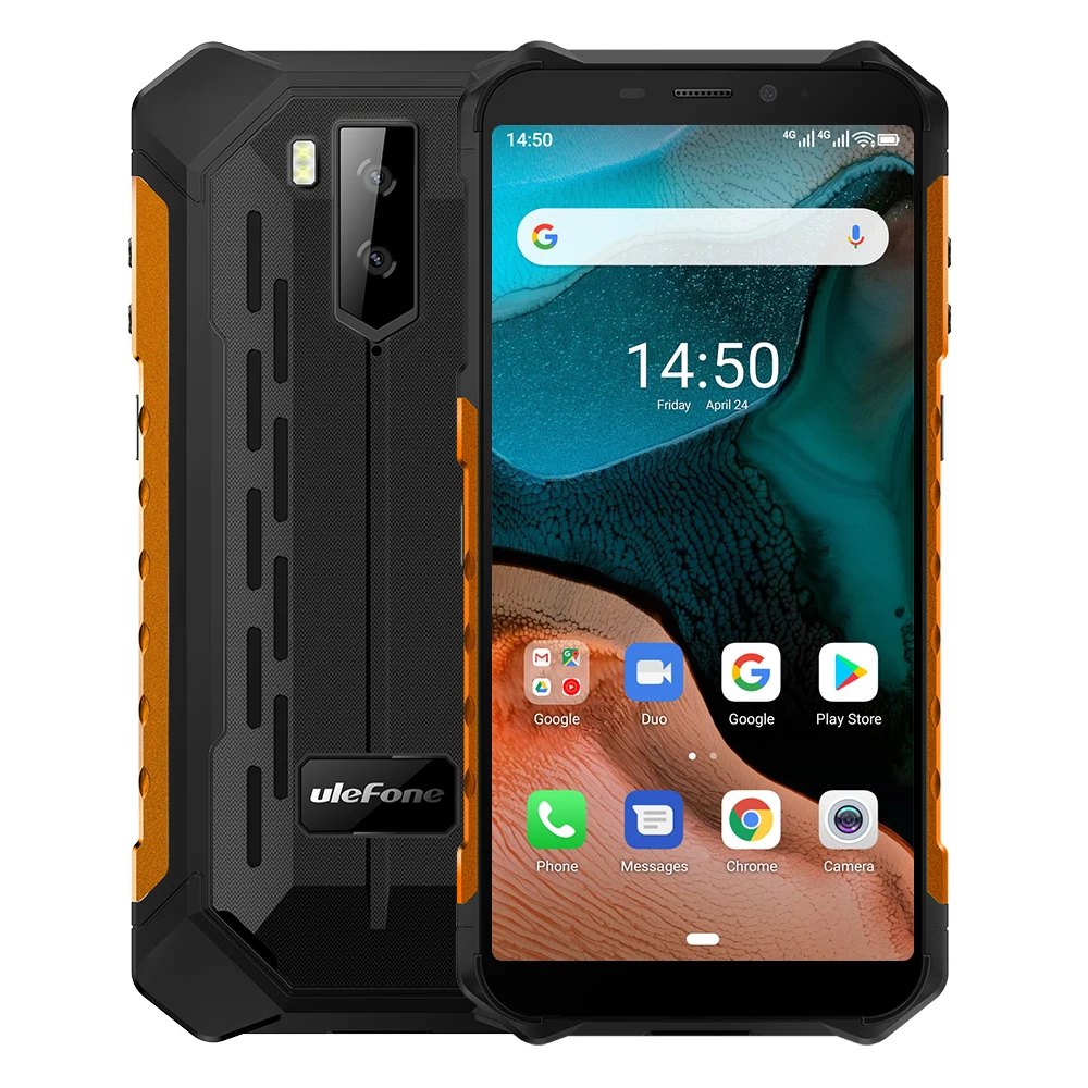 Смартфон Ulefone Power X5 5 дюймов MT6762 Octa IP68 Android 10 0 3 Гб оперативной памяти 32 встроенной NFC