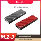 Радиатор SSD Jonsbo NVME NGFF M.2 2280, Твердотельный радиатор для жесткого диска, пассивное рассеивание тепла, алюминиевое охлаждение