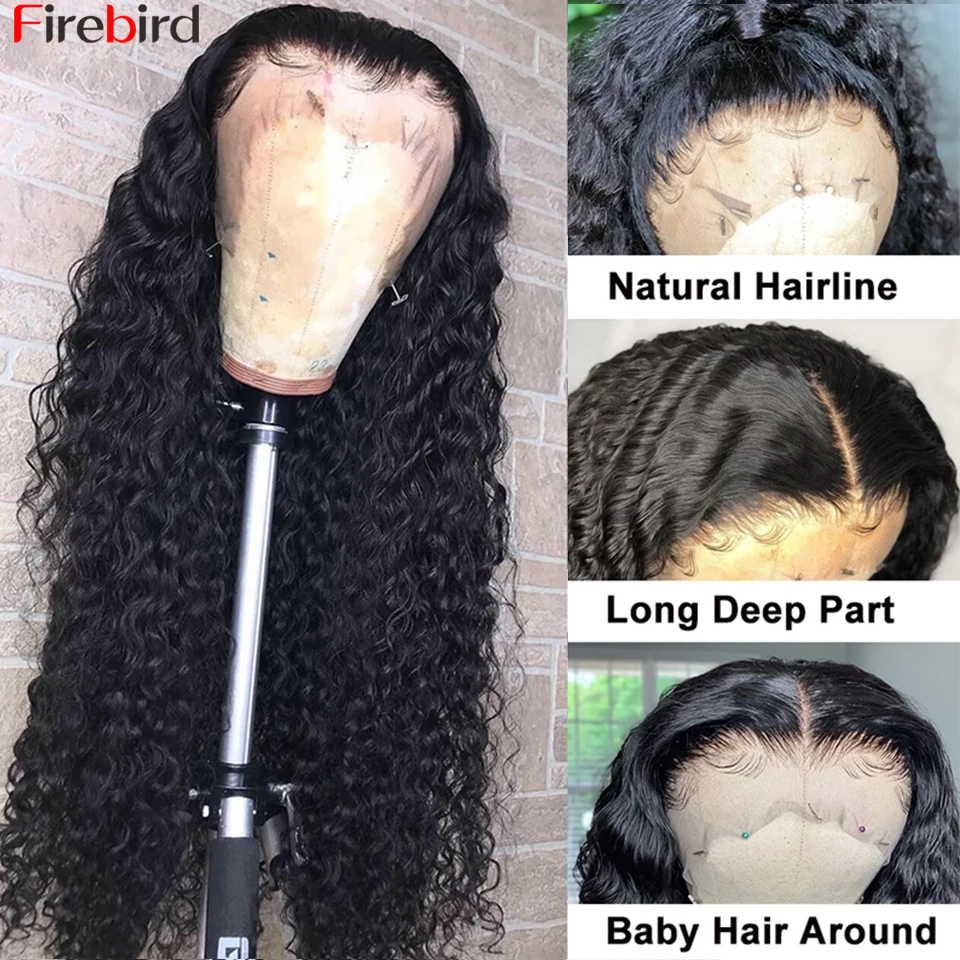 perruque cheveux humains brésiliens solde Perruque Water Wave Closure Wig Human Hair Wigs 5x5 6x6 Closure Wig Firebird Hair Wig