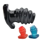 Анальная пробка, эротические игрушки, полный доступ, туннель, Анальная пробка, пульсированный анальный тренажер, анальная пробка с дырками, интимные игрушки для женщин и мужчин