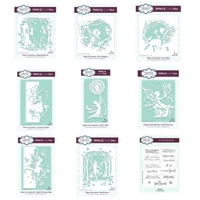 fairy love scene whispering magic forest metal cutting dies and stamps hot sale 2021 new diy making scrapbook card photo album