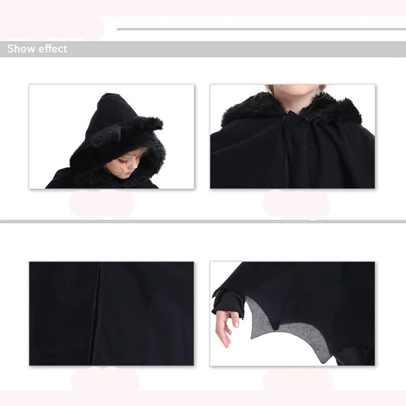 Костюм для косплея на Хэллоуин косплей комбинезон Детский костюм готический