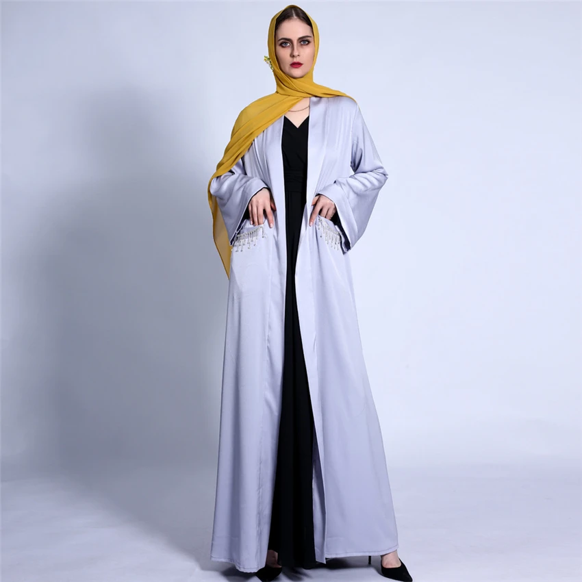 Платье женское, мусульманское, Рамадан, ИД абайя, Турция, кафтан