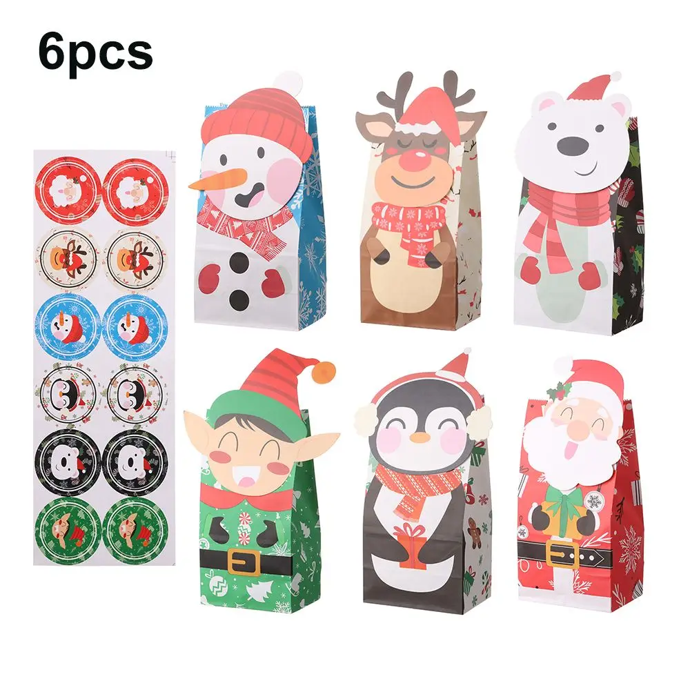 Упаковочная коробка декор для дня рождения Рождественский Декор из крафт-бумаги