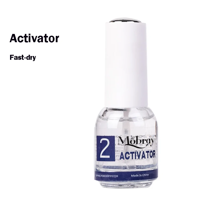 Activator LadyMisty 10 г погружающаяся Порошковая голографическая погружающаяся порошки для ногтей натуральная сухая пыль погружающаяся пудра украшение для ногтей без лампы - Цвет: Activator