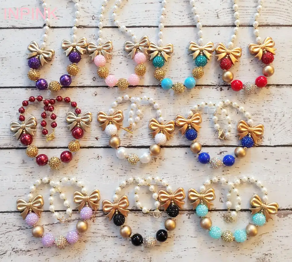 Ожерелье из жвачки бабочки для девочек|Колье| |