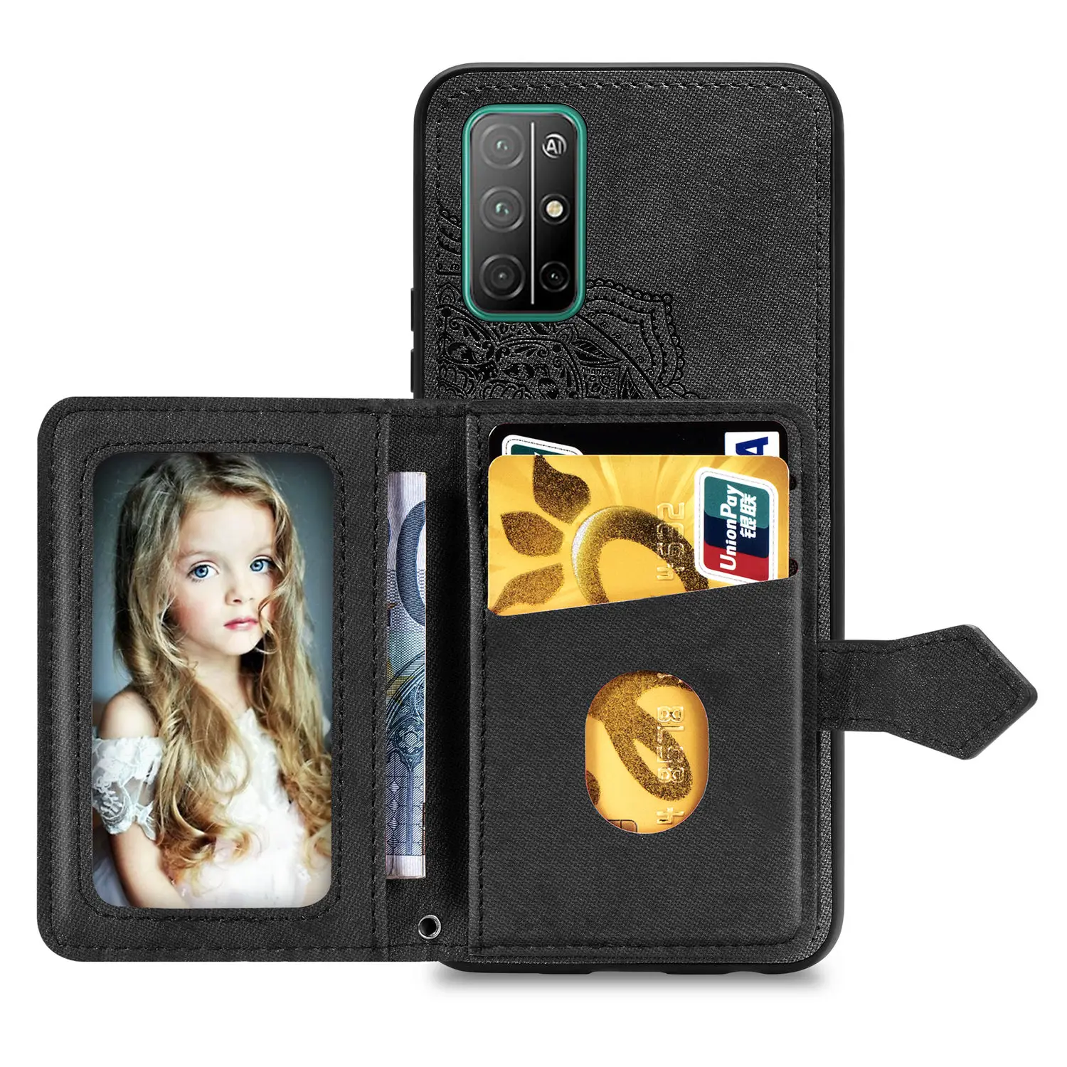 

Mandala Cloth Case For Huawei Honor 9X 9A 8A 30S 20 10I 10 Lite Pro Soft TPU Fabric Fundas Silicone Back Cover Cover Coque