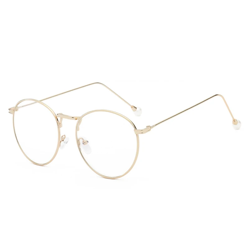 Gold Myopia 4.0 Iboode роскошные женские перламутровые готовые очки для близорукости металлические круглые Рецептурные очки для близоруких женщин близорукие унисекс 1 шт - Цвет оправы: Gold Myopia 4.0