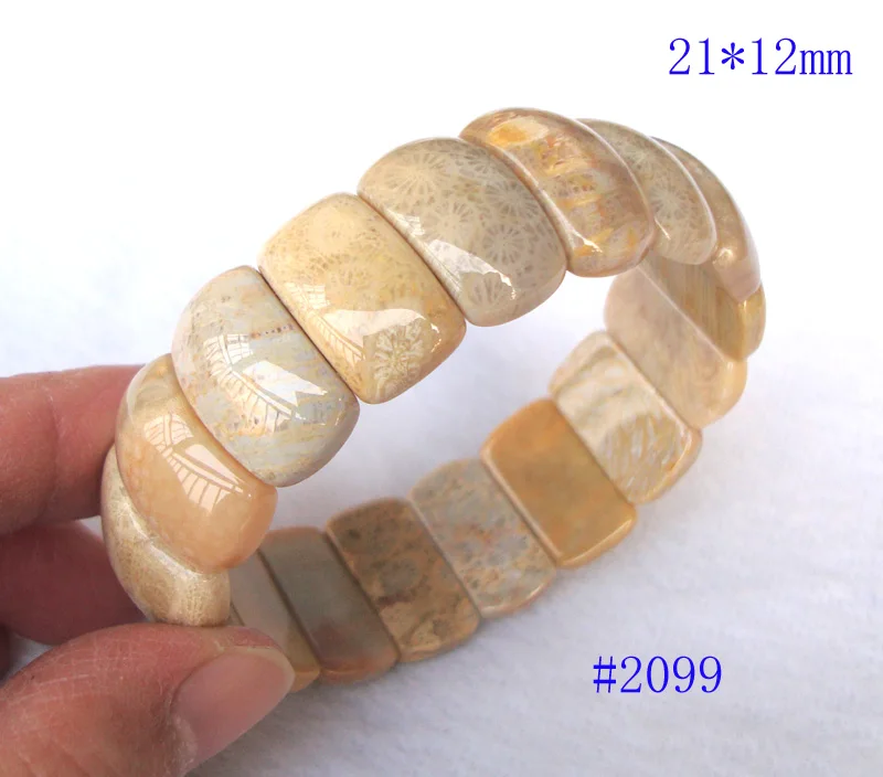 Натуральный коралловый камень овальный бисер браслет для женщин и мужчин