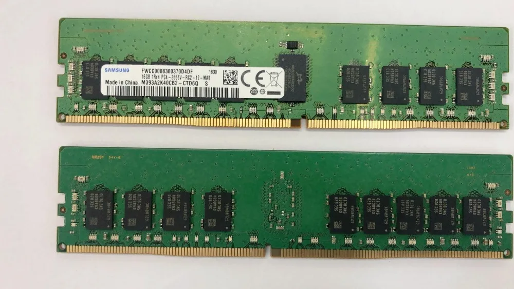 Samsung ddr4 ram 16GB PC4 2666MHZ 2666V ECC REG Серверная память 16g 2666 ddr4 ram