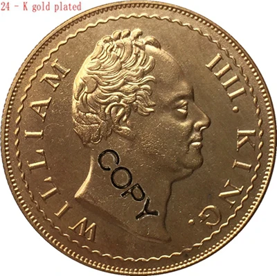 

Индия-британский 2 мохур-Вильям IV шаблон 1835 копии монет 31 мм