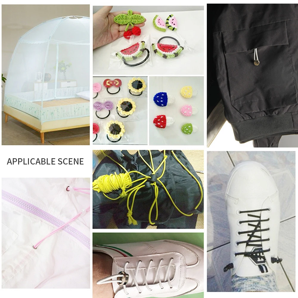 2 5 мм Красочные высокоэластичные резинки веревка резиновая лента линия спандекс