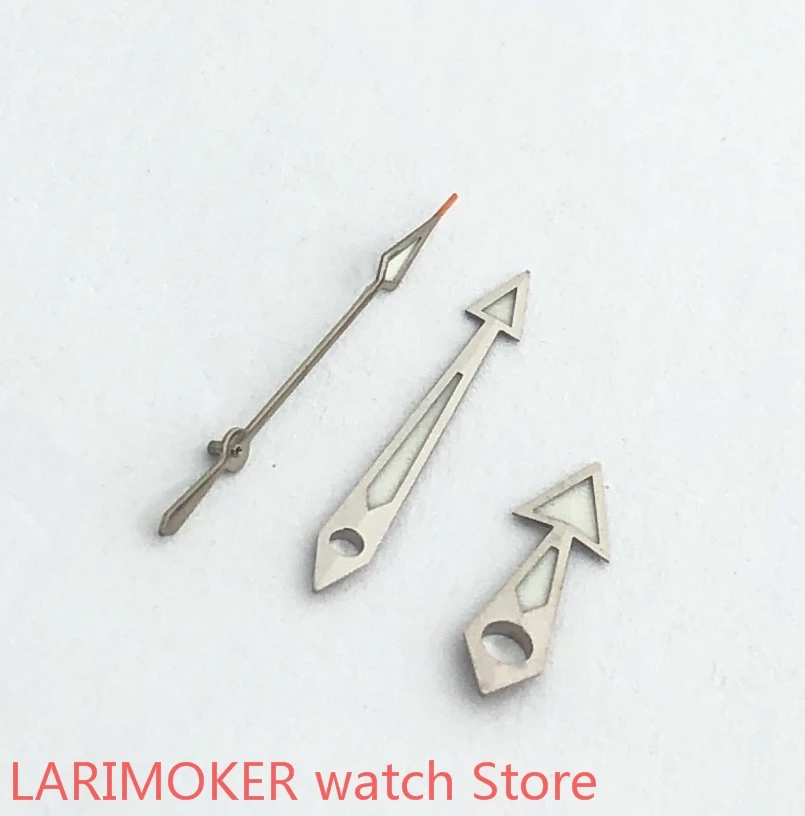 

White green luminous watch hands suitable for miyota8215 mingzhu2813 movement SIZE 8mm-11.5mm-13.5mm