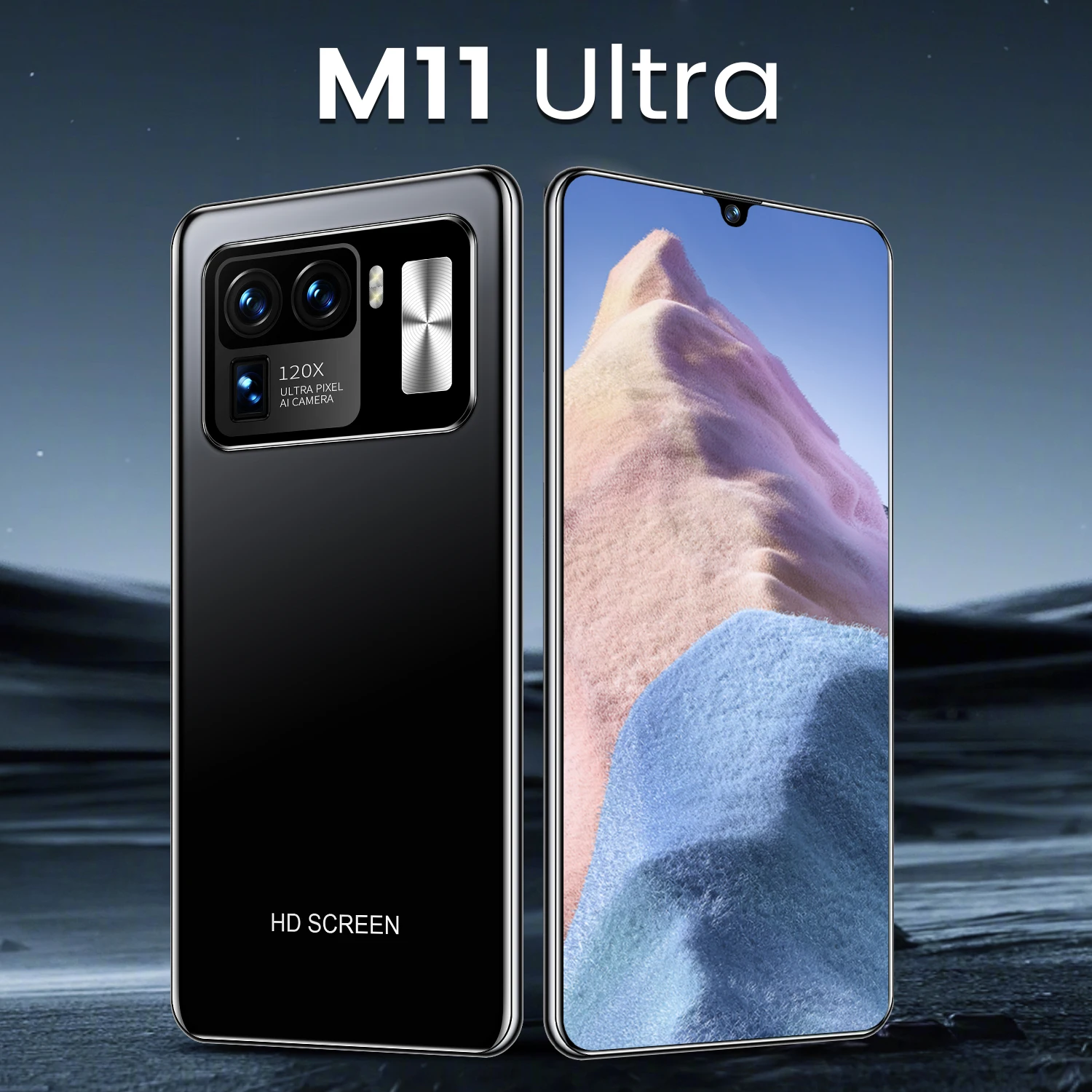 

6.7Inch M11 Ultra 12G 512GB Smartphones 24MP+48MP Android 10 6800mAh 10 Core Really MTK6889 4G 5G Dual SIM Global Version 100%