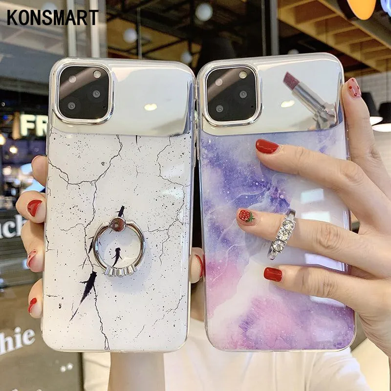Чехол для зеркала макияжа Xiaomi Redmi Note 8T задняя крышка мраморный чехол 8t чехлы с