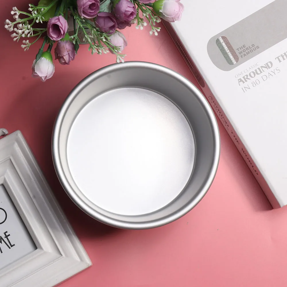 4/6/8 дюймов Алюминий сплав круглая форма для выпечки кекса выпекания с